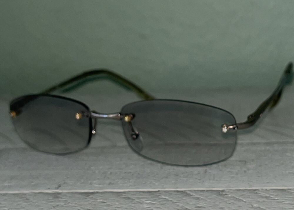 Christian Dior Eyeglasses Women Silver Rimless CD 3613 6Z5 130 ‼️Frames Only ‼️